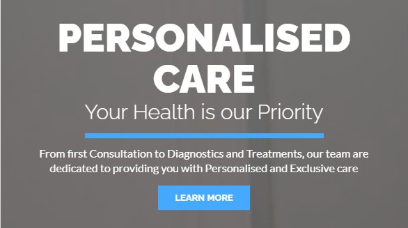 Personalised care — your health is our priority